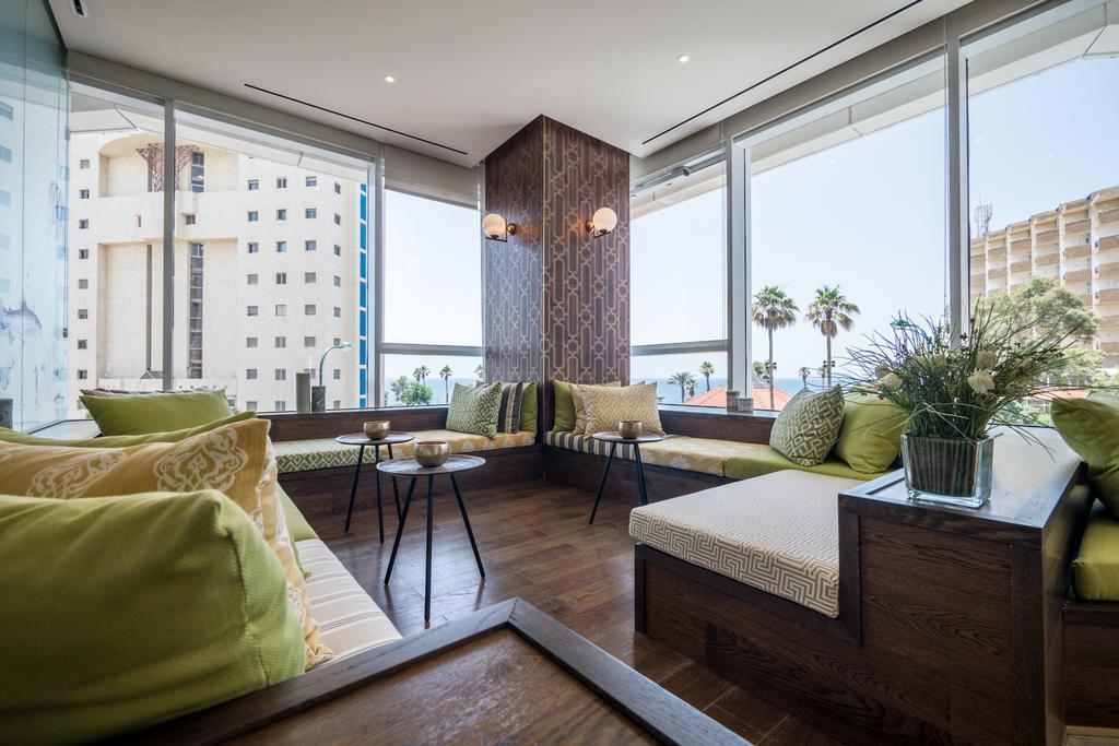David Tower Hotel Netanya By Prima Hotels - 16 Years Plus Exterior foto The Sky Lounge